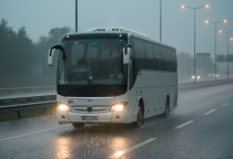 5 Kinh Nghiệm "Sống Còn" Giúp Lái Xe Khách An Toàn Tuyệt Đối Trong Mùa Mưa Bão