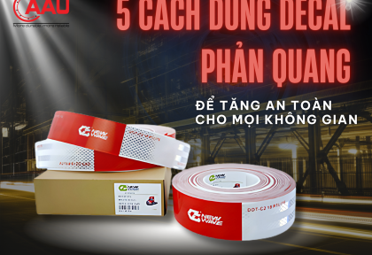 5 Cách Dùng Decal Phản Quang Để Tăng An Toàn Cho Mọi Không Gian