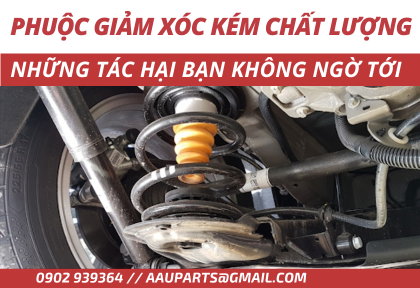 Phuộc Giảm Xóc Kém Chất Lượng - Những Tác Hại Bạn Không Ngờ Tới 