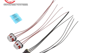  Bộ đầu nối dây đèn pha mắt liếc (Mã 001883) - cho xe Freightliner Columbia 