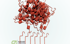 Lò xo càng bố thắng bánh trước Đầu Kéo Mỹ 001638 New Wave