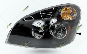  Đèn pha Cascadia chóa đen, không mắt châu, bóng led đời 08-17 (Tài/Phụ) NW01-02-005BR-12-II New Wave