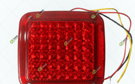Đèn vuông đỏ 12V 001843 New Wave
