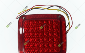 Đèn vuông đỏ 24V 001845 New Wave