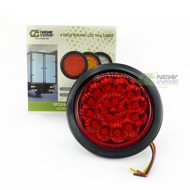 Đèn sau đỏ tròn 10-30V NW5054-R10-30V New Wave