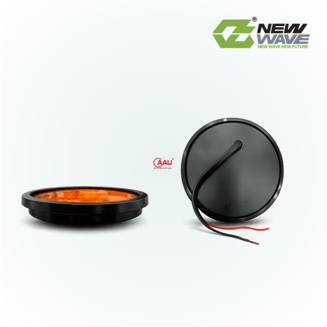 Đèn sau vàng tròn lớn 24V 510124V New Wave