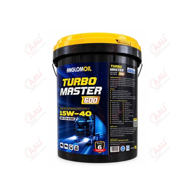 Nhớt động cơ Turbomaster 100 15W40 API CI-4/SL (18L/xô) Anglomoil