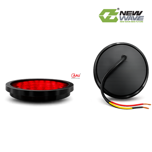 Đèn sau đỏ tròn lớn 24V 510024V New Wave