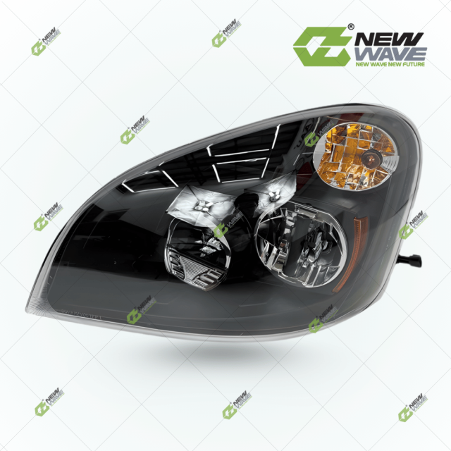  Đèn pha Cascadia chóa đen, không mắt châu, bóng led đời 08-17 (Tài/Phụ) NW01-02-005BR-12-II New Wave