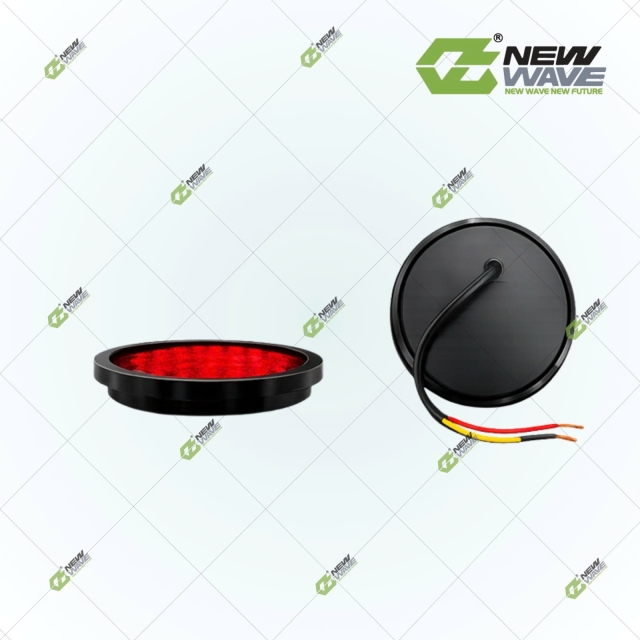 Đèn Sau Đỏ Tròn Lớn 24V 510024V NEW WAVE - Giải Pháp Chiếu Sáng & Cảnh Báo An Toàn Tuyệt Đối Cho Xe Thương Mại