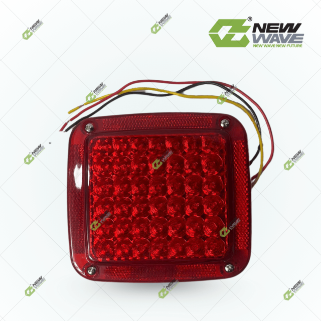 Đèn vuông đỏ 24V 001845 New Wave